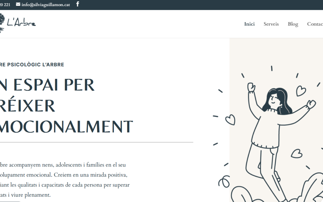 Web corporativa para Silvi Guillamon, psicología infantil y familiar